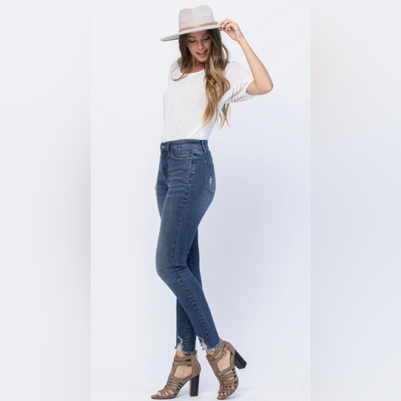 Judy Blue Denim - Judy Blue Hi Rise Skinny Jean Tummy Control